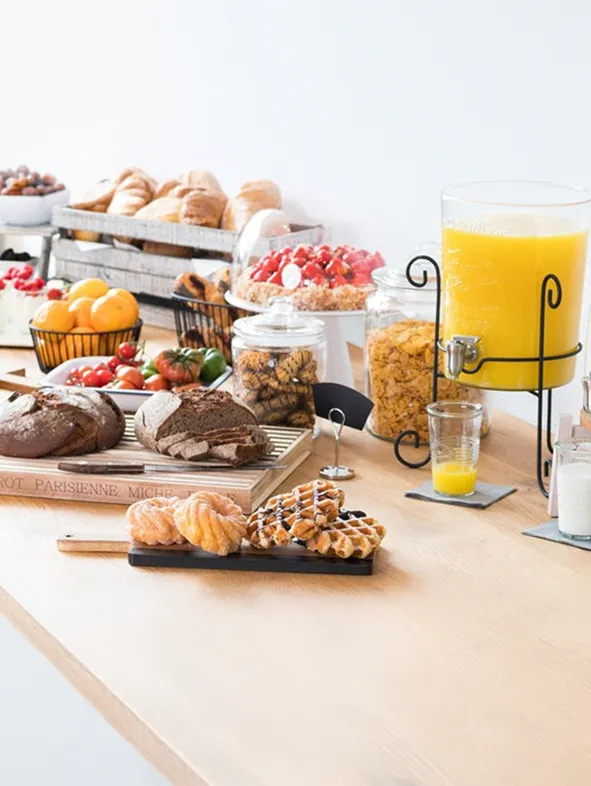 Le petit-déjeuner à La Couronne
